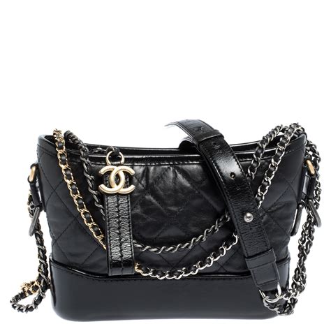 chanel gabrielle bag small black|chanel gabrielle bag discontinued.